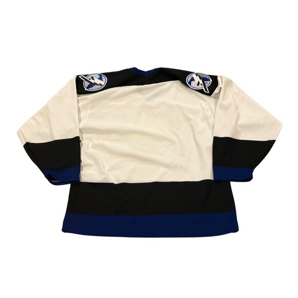 Vintage 90's CCM Maska Tampa Bay Lightning Stitched White NHL Jersey Men's M - Picture 2 of 6